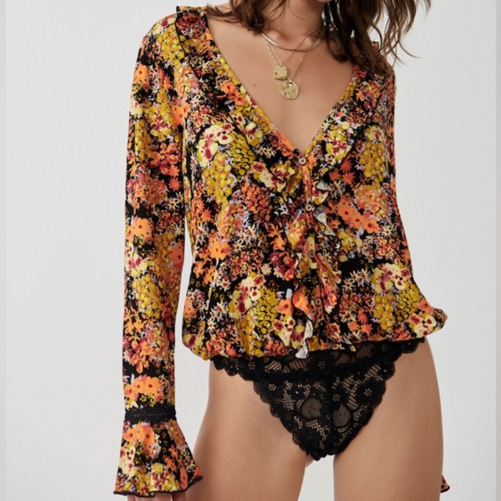 Free People Heat Wave Bodysuit
